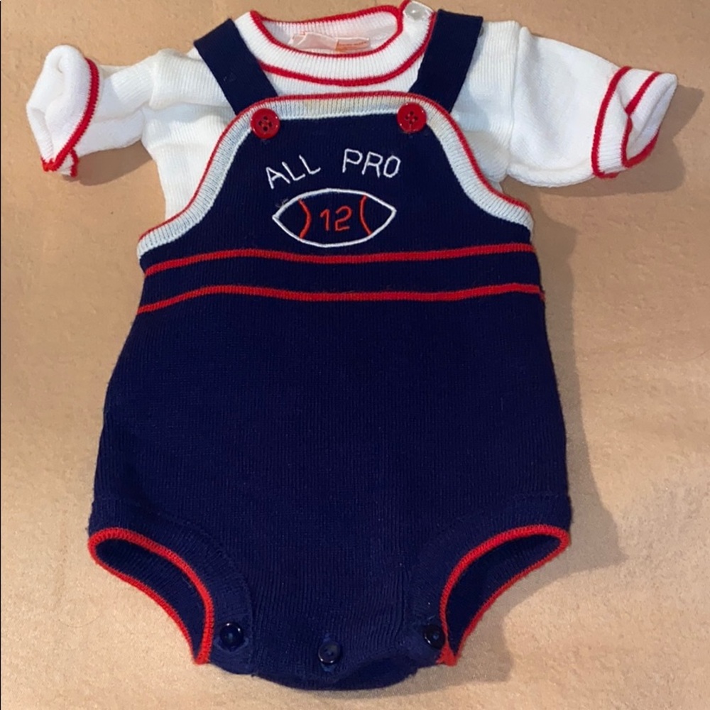 Tiny Togs 0-6 Months Football Outfit VTG